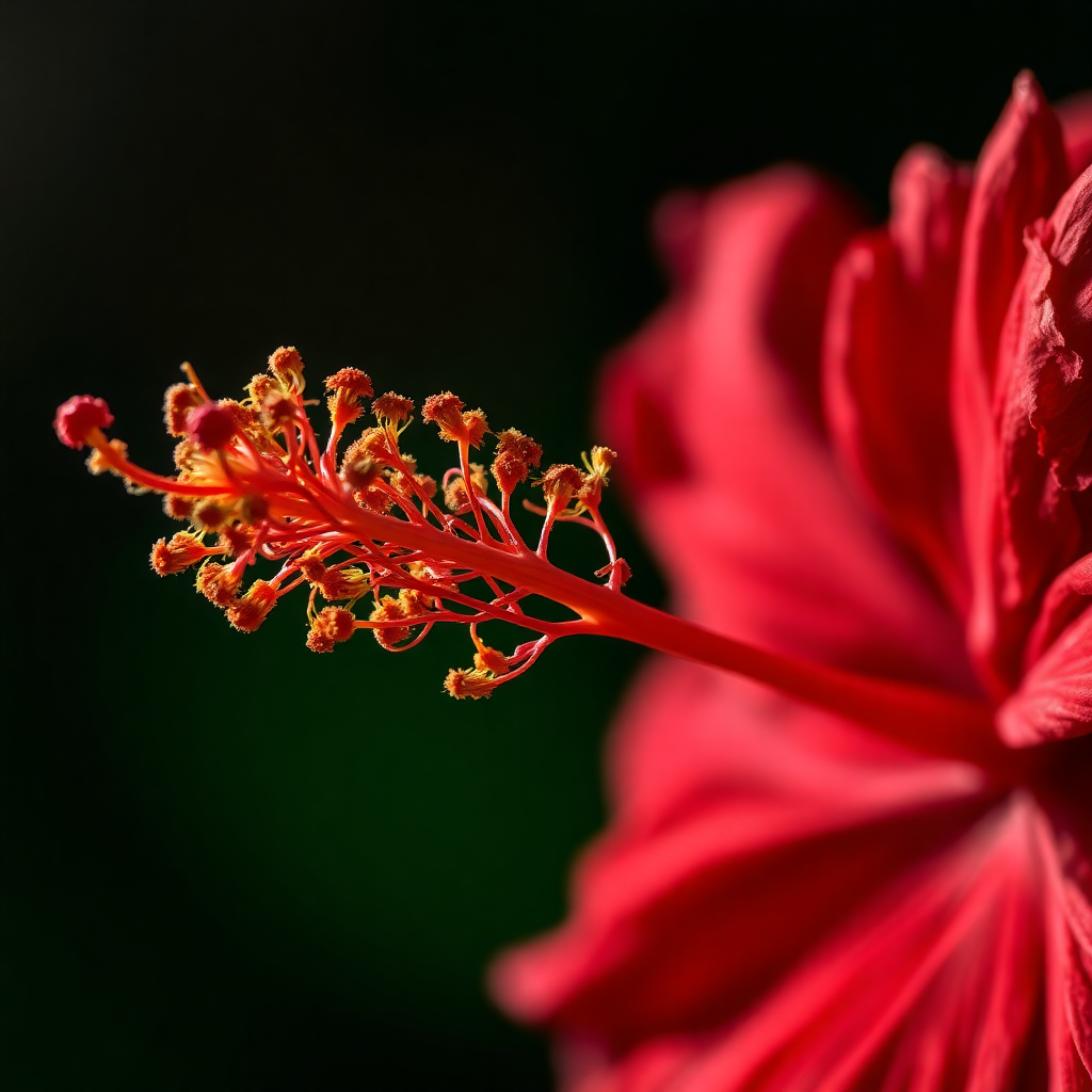 Fleurs d'hibiscus séchées
